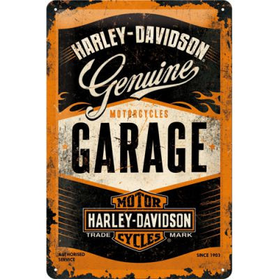 RETRO Harley Davidson Garage Fémtábla