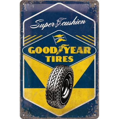 RETRO GoodYear Tires Fémtábla