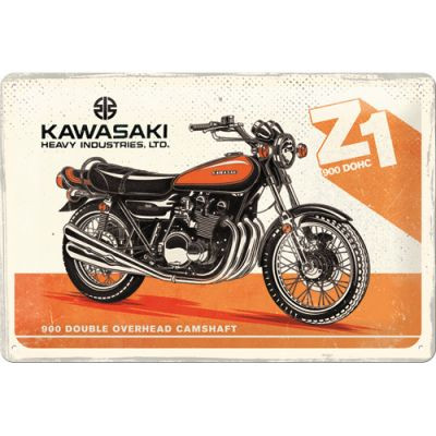 Kawasaki Z1 Fémtábla