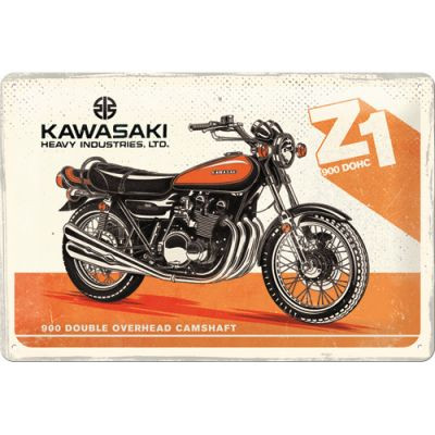 RETRO Kawasaki Z1 Fémtábla