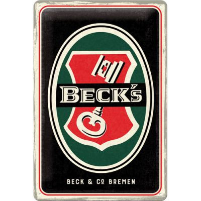 RETRO Beck & Co Bremen Fémtábla