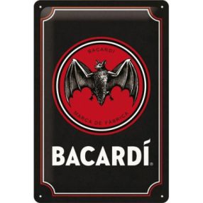 RETRO Bacardi Logo Fémtábla