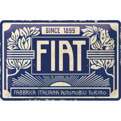 Fiat - Since 1899 - Vintage Logo Fémtábla
