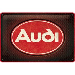 RETRO AUDI Logo Fémtábla
