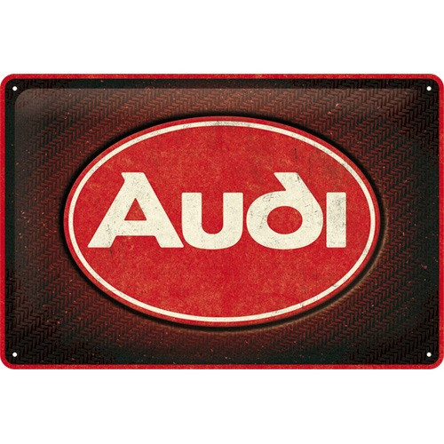 RETRO AUDI Logo Fémtábla