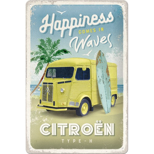 RETRO CITROEN Type H - Beach Fémtábla