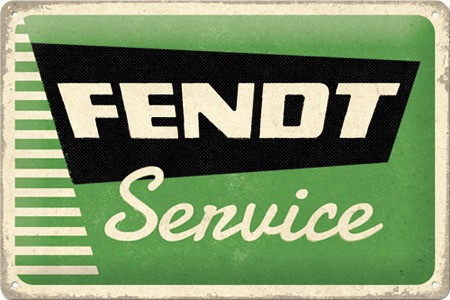 RETRO Fendt – Service – Fémtábla