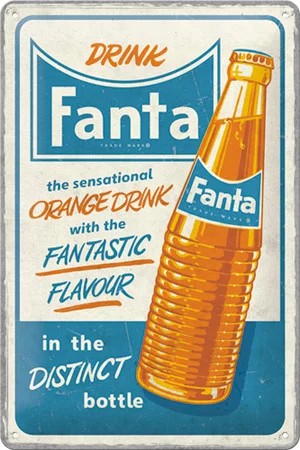 RETRO Fanta – Orange Drink – Fémtábla