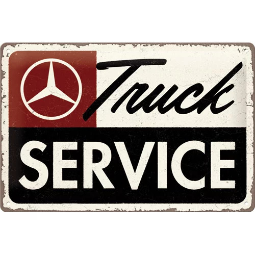Mercedes Benz – Truck Service – Fémtábla