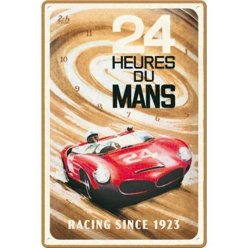 RETRO 24H Le Mans – Red Car – Fémtábla