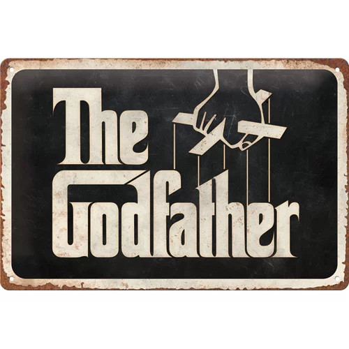 RETRO The Godfather – Der Pate – Fémtábla