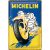 RETRO Michelin - Motocykel Bibendum - Plechovka
