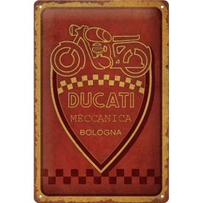 RETRO – Meccanica Bologna –  Fémtábla