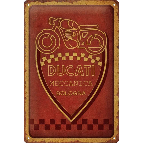 RETRO – Meccanica Bologna –  Fémtábla