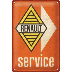 RETRO Renault – Service – Fémtábla