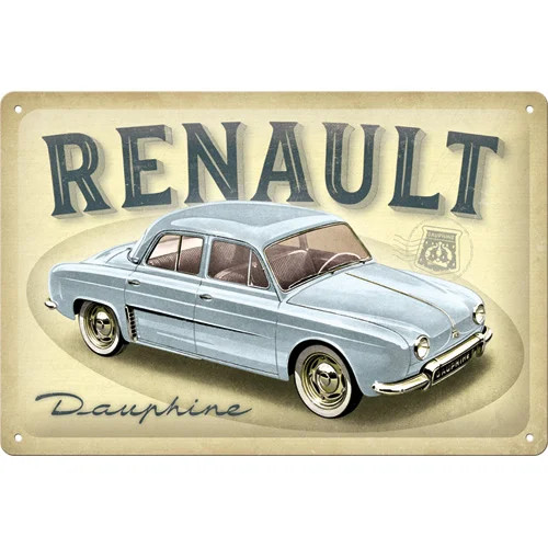RETRO Renault – Dauphine – Fémtábla