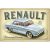 RETRO Renault – Dauphine – Fémtábla
