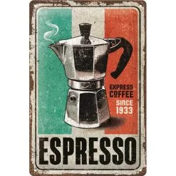 RETRO Espresso – Fémtábla 