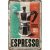 RETRO Espresso – Fémtábla 