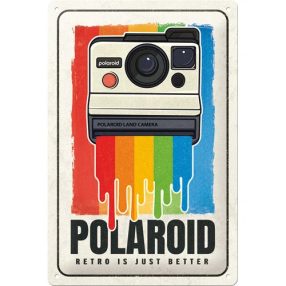 RETRO Polaroid – Retro is just better - Fémtábla