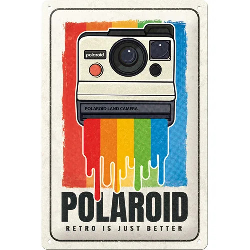 RETRO Polaroid – Retro is just better - Fémtábla