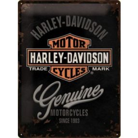 RETRO Harley Davidson Motorcycles Genuine Fémtábla