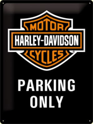 Harley Davidson Parking Only Fémtábla