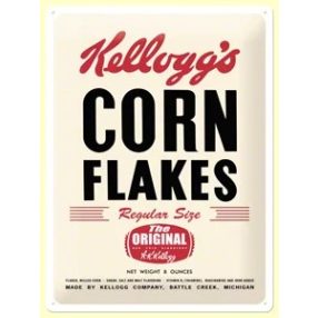 RETRO Kelloggs Corn Flakes Retro Package - Fémtábla