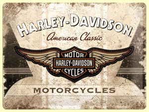 Harley Davidson American Classic Logo Fémtábla