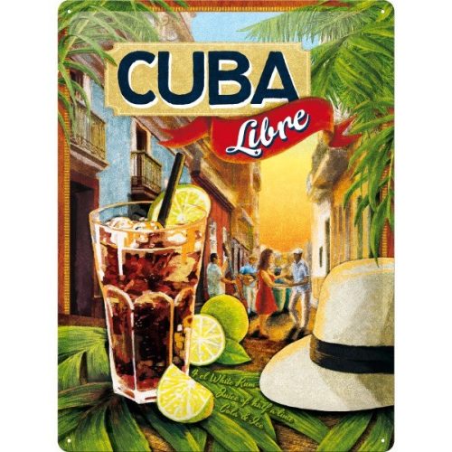 RETRO Cuba Libre - Fémtábla