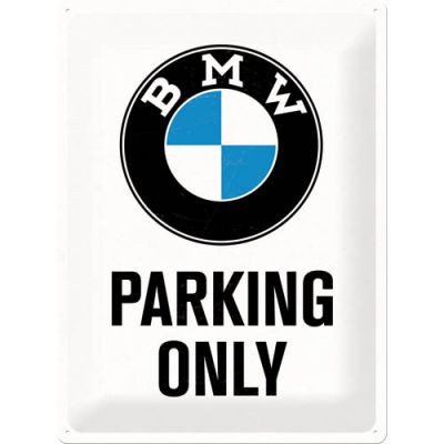 RETRO BMW Parking Only Fémtábla