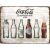 RETRO Coca Cola – Flasche von 1899 bis 1957 Fémtábla