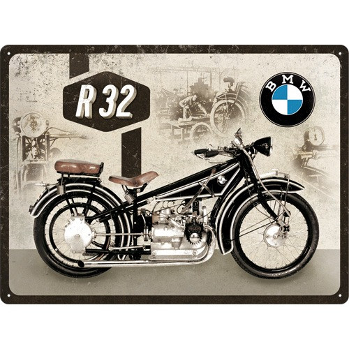 RETRO BMW R 32 - Fémtábla