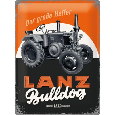 RETRO Lanz Bulldog Fémtábla