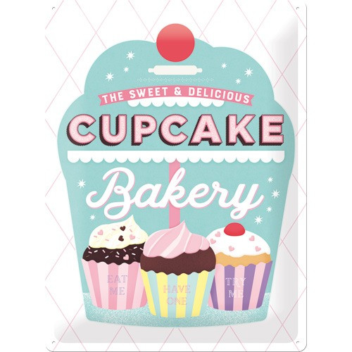Cupcake Bakery  - Fémtábla