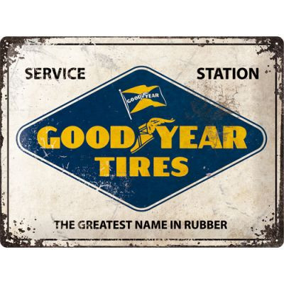 RETRO GoodYear Tires Fémtábla