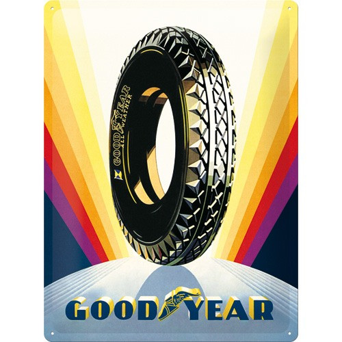 RETRO GoodYear – All Weather - Fémtábla