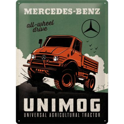 Mercedes Benz Unimog Fémtábla