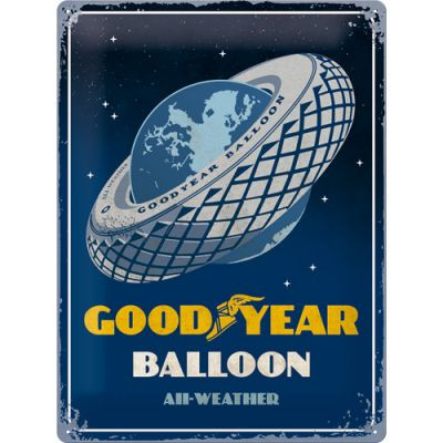 RETRO GoodYear Balloon Fémtábla