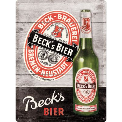 Becks Bier - Bremen Neustadt Fémtábla