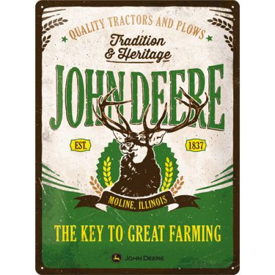 John Deere - The Key Great Farming Fémtábla
