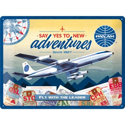 Pan Am - New Adventures Fémtábla