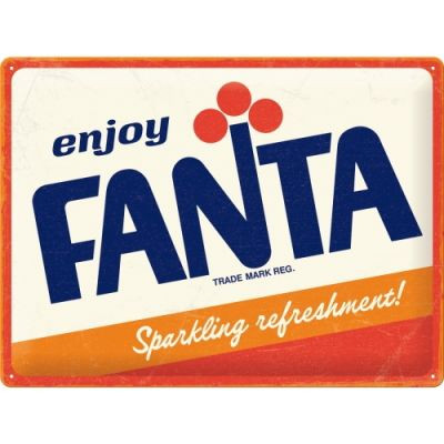 RETRO Enjoy FANTA Fémtábla