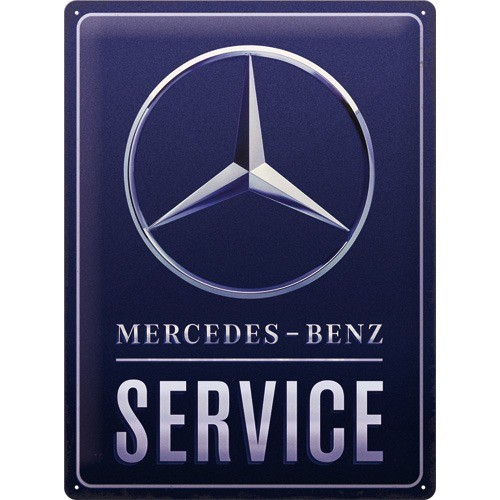 Mercedes Benz Service Fémtábla