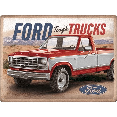 RETRO Ford Trucks - Fémtábla