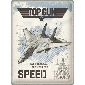 RETRO TOP GUN – Speed – Fémtábla