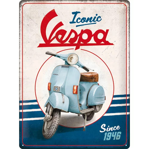 RETRO Vespa – Iconic – Fémtábla