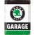 RETRO Skoda – Auto – Garage – Fémtábla