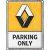 RETRO Renault – Parking Only – Fémtábla