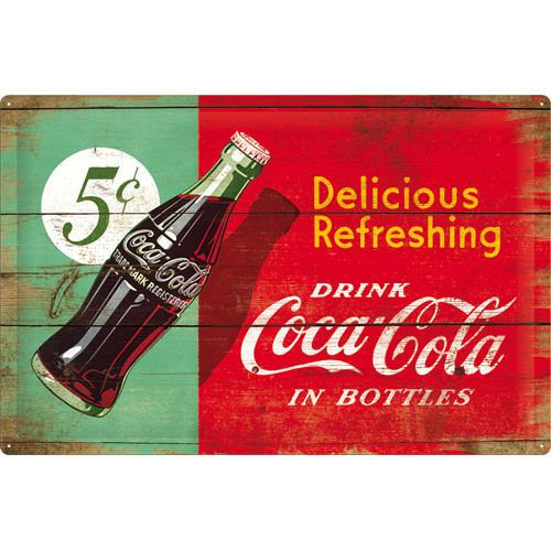 Coca Cola Delicious And Refreshing Fémtábla